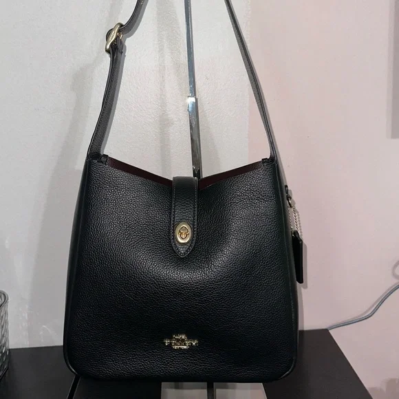 Coach Hadley Convertible Crossbody Bag Black - Picture 1 of 11